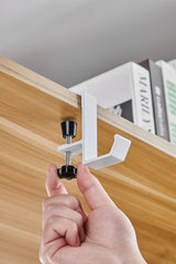 1/2pc Adjustable Desk Edge Hook Gaming Headset Desk Hanger Backpack Storage Hanging Hook Holder Punch-free Home Office Organizer