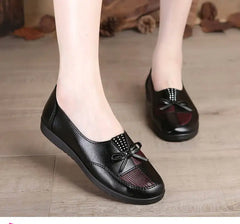 Women’s Leather Flats Classic Casual Loafers