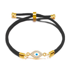 Turkish Evil Eye Bracelets For Women Men Handmade Braided Black Red Rope Lucky Bracelet Fashion Couple Friendship Jewelry Gifts