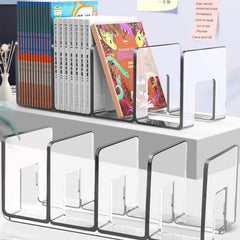 Transparent Acrylic Book Stand – Desktop Book Holder
