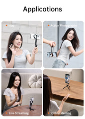 Ulanzi MA30 Carabiner-Mounted Phone Tripod for iPhone 15 14 13 12 Pro/Pro Max Dual-sided Magnet Tripod Desk Mount Phone Handle