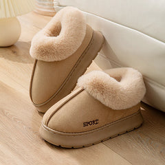 Fluffy Ankle Boots Female Winter Luxury Designer Woman Shoes Elegant Plush Women's Slippers Home Fuzzy Fur Slides Snow Booties