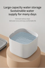 3L Large Capacity Canine Cat Dog Pet Circulating Filter Pet Fountain Feeder Automatic Water Dispenser with USB Port for Pets