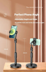 360° Rotatable Weighted Anti -Slip Base Desktop Desk Lazy Foldable Adjustable Flexible Arm Universal Holder For iPhone Samsung