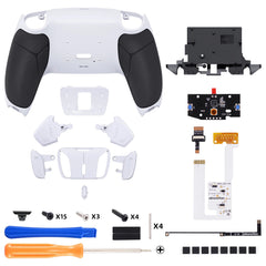 eXtremeRate Programable RISE4 V3 Remap Kit for ps5 Controller BDM-030/040/050, Upgrade Board & Redesigned Back Shell & Buttons