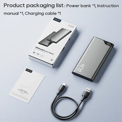 KUULAA 22.5W Power Bank 10000mAh Portable Charger PowerBank Fast Charging External Battery For iPhone17 16 14 Xiaomi poweer bank