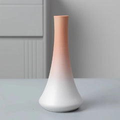 Ceramic vase, small flower vase, minimalist black ceramic living room decor, Japanese retro black dried flower planter