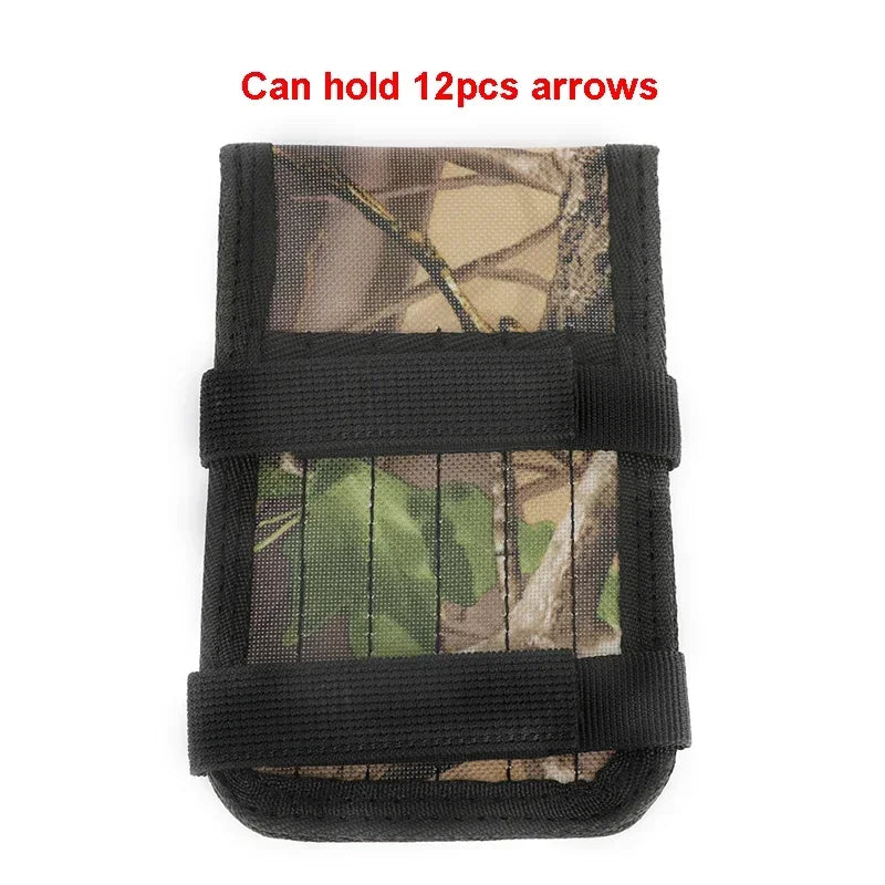 Archery Crossbow Arrow Bag Protector Single/Double Layer 6/12 Holes Hand-held Short Arrows Quiver for Outdoor Hunting Shooting