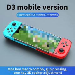 D3 Wireless Stretchable Game Controller Bluetooth 5.0 Mobile Phone Gamepad Controller For Samsung Huawei Xiaomi Android IOS