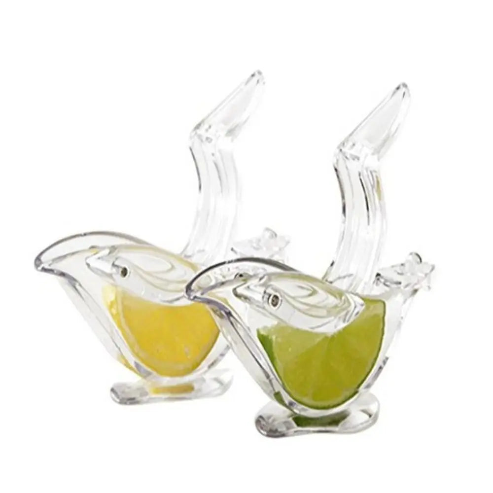 New Acrylic Manual Lemon Squeezer Transparent Kitchen Tools Mini Juicer Handheld Portable Wedge Squeezer Anti-Corrosion