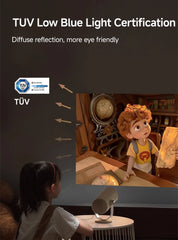 Lenovo Portable 4K Projector 100M Android 12 WIFI 6 TOF No-Sense Auto Focus Outdoor Full HD Projector Video Movie Home Theater