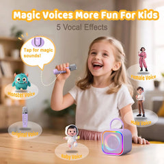 Karaoke Dual Wireless Bluetooth Microphone Portable Speaker Mic For iPhone Android Mobile Cell Phone PC System Machine Room Home