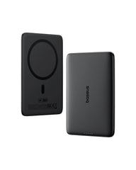 Baseus 5000mAh Magnetic Power Bank 15W Wireless 20W Wired Charging Thin Card-Sized Slim Portable Powerbank for iPhone 17 Samsung