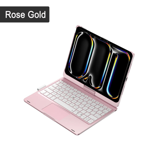 360° Magic Keyboard Case For iPad Air 11 13 M2 M3 2025 Air 4 5 10.9 For iPad Pro 11 12.9 13 10th Gen 11th A16 10.2 7/8/9th Folio