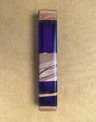 Handmade Mezuzah Case of Olive Wood and Epoxy Resin Jewish Home door Decor judaica Religious Gift for Jewish Home bless mezuzah