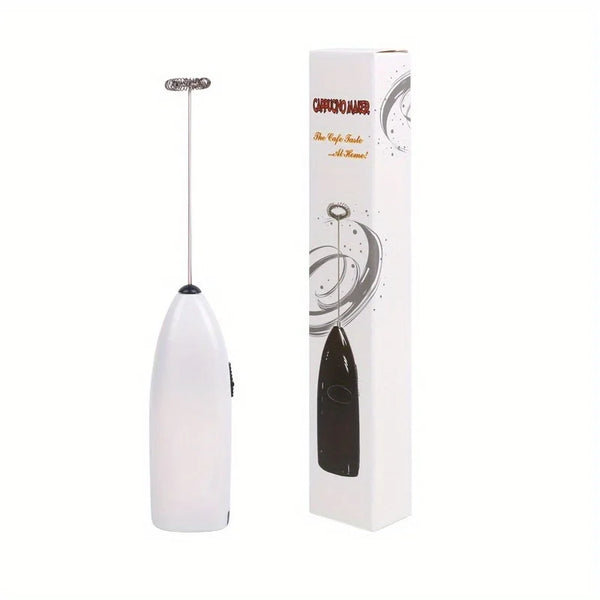 Handheld Electric Egg Beater Mini Battery Powered Milk Frother Coffee Drink Mixer Milk Foamer Cooking Essentials, Kitchen Tools