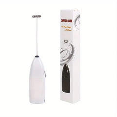 Handheld Electric Egg Beater Mini Battery Powered Milk Frother Coffee Drink Mixer Milk Foamer Cooking Essentials, Kitchen Tools