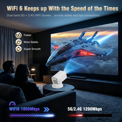 Magcubic HY310 1080P 330ANSI Android11 Mini Projector Auto Focus 4K Native 5W Speaker Air Mouse Voice Assistant Upgrated HY300