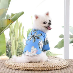 Hawaiian Style Pet Dog Clothe Summer SandBeach Dog Shirts for Small Medium Dogs Puppy Cat Clothing Ropa Perro Pug French Bulldog Pet Shop Pet Clothing