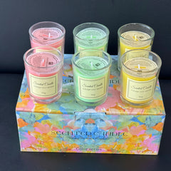 1pcs Premium Aromatherapy Candle Gift Box Comes with Glass Cup Smokeless Soy Wax Aromatherapy Candle Day Christmas Valentine’s