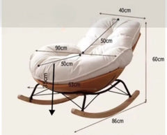 Living Room Single Sofa Balcony Recliner Lazy Sofa Chair