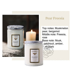 7 OZ Jar Scented Candle, Natural Soy Candle, Serenity Aromatic Candles, Home Decorative Scented Candles Gift for Friends