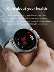 Smartwatch for Women AMOLED Screen Always Display Time NFC IP68 Waterproof Sports Call Women Smart Watch For Women Custom dial