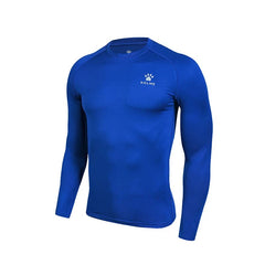 Kelme Children's Tights Suit Men And Girls Sports Training Clothing Breathable Soccer Fitness Bottoming T-shirt Kids Warm Sports