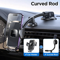 Joyroom 360° Long Arm Car Phone Holder Universal Air Vent GPS Stand Rotating Dashboard Mobile Cell Support For iPhone Samsung