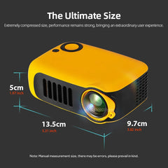 A2000 Mini Projector Portable Home Cinema 3D LED Video Projector 4K 1080P Gaming Laser Beamer with HD Port for Smart TV Box