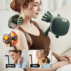 2026 4D Electric Biomimetic Neck Massager – Portable Muscle Relaxer