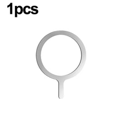 2024 Stainless Steel Universal Magnetic Metal Plate Ring For Magsafe Wireless Charger Iron Sheet Sticker Magnet Car Phone Holder