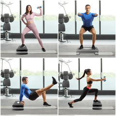 Aerobics Fitness Pedals Exercise Stepper Adjustable Body Building Step Aerobic Stepper Aerobic Exercise Step Fitness Equipment