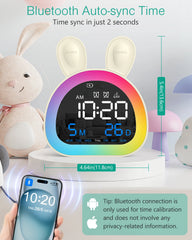 ORIA Kids Alarm Clock Ok to Wake Clock Toddlers Night Light Clock Cute Alarm Clocks with Sleep Training for Boys Girls Gift