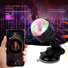 AITHEA Rotate  Multicolor USB Projector Light Night Light for Home Bedroom Party Decor Disco Light Kids Decoration Christmas