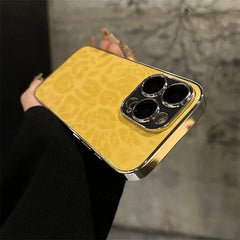 Luxury Leopard Print Phone Case For iPhone 11 12 13 14 15 16 17 Pro Max Plus Air Shockproof Bumber Cases Cover