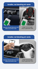 Universal Gravity Car Phone Holder Air Vent Mount Mobile Support for iPhone 13/12 Xiaomi - Automotive GPS Stand