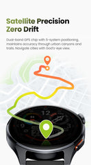 HAYLOU Watch 4S GPS Smartwatch 1.43” HD AMOLED Display 5 Satellite GPS Positioning 120+ Workout Modes Sport Fitness Smart Watch