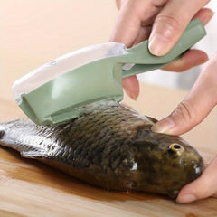 A Scale Removal Tool，Plastic Scales Scraper，Easy Cleaning Fish Skin Brush，Household Kitchen Scale Scraper