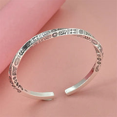 925 sterling silver, totem open bracelet, balance of wildness and elegance