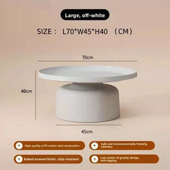 Hot Sale Nordic Coffee Table, Creative Round Living Room Table, High-end Light Luxury Side Desk, Modern Simple Living Room Furniture
