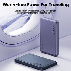 Toocki Magenetic PowerBank 5000mAh 15W Wireless Charging for Magsafe PD 20W Extenal Battery for iPhone 17 16 15 14 13 Pro Max