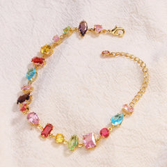 18K Gold Plated Crystal Zircon Necklace for Women – Luxury Jewelry