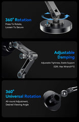 Essager Magnetic Wireless Charger Car Phone Holder 15W Fast Charging Easy Paste Mount Stand For Magsafe iPhone 15 14 13 Pro Max