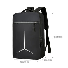 New Anti-theft USB Waterproof Hard Case Travel Smart Laptop Motorcycle Backpack Man EVA Fashion Business Men's Shell Backpack