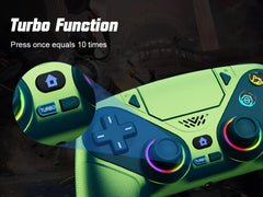 Controller For Playstation 5 PS5/PS5 Pro/Slim/PC,RGB Wireless Gamepad W/Hall Effect Trigger Marco/Turbo Anti-Drift Game Joystick