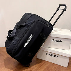 Large Capacity Carry-On Suitcase Handheld Travel Bag with Lock for Men And Women Short Business Trips Wheel Luggage Pull Bag