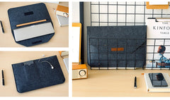 Wool Felt Laptop Bags Sleeve Cover 11" 13 15.6 inch For Macbook Air Pro Case For Notebook With Mousepad Or Power Mini-Pack Gift