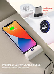 Fast Charging Power Bank Portable Charger External Battery for iPhone Samsung Huawei Xiaomi HONOR 5000mAh Type C or Lightning