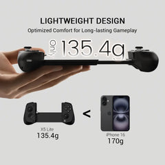 Gamesir X5 Lite Controller for Mobile gaming Smartphone phone Gamepad Compatible Android and IOS Hall Effect Sticks Type-C